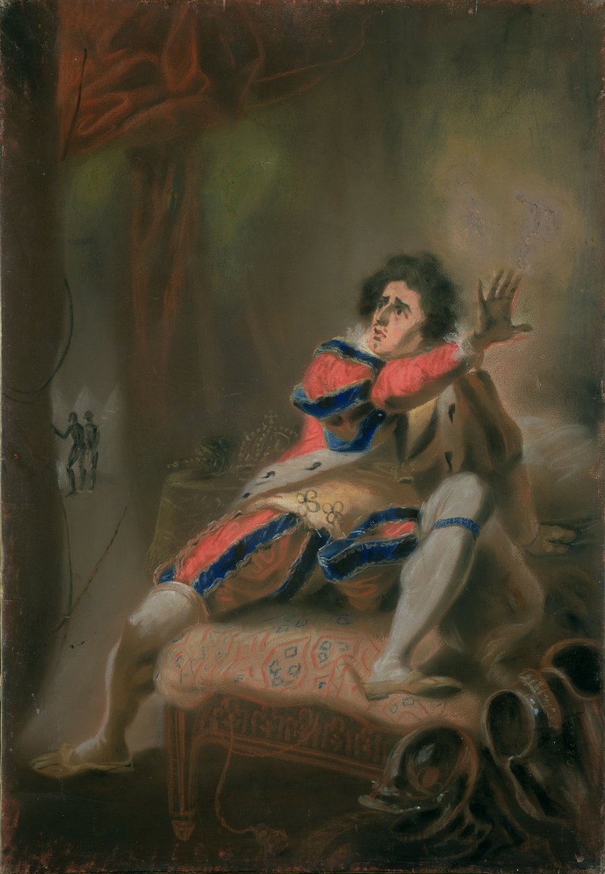 John Philip Kemble (1757-1823) mint Shakespeare Richard III (pasztell pergamen) alkotó: John Eckstein