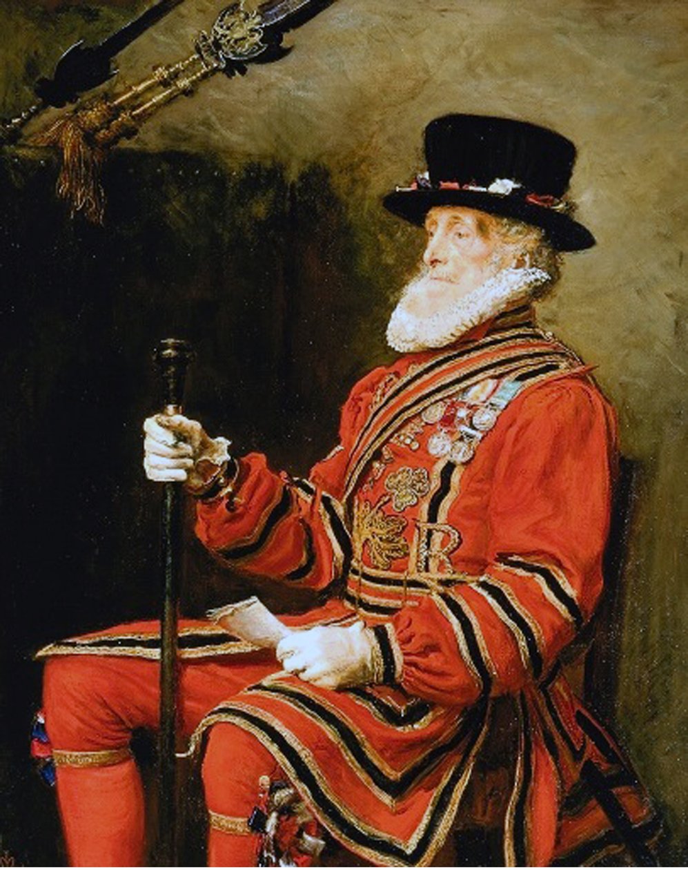 John Charles Montague, Yeoman of the Guard, 1876 alkotó: John Everett Millais