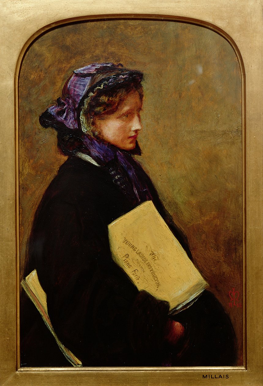 A zene úrnője alkotó: John Everett Millais