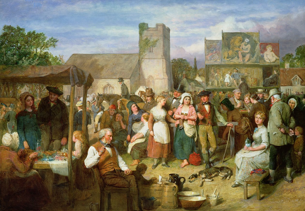 A statútumvásár, 1871. kiv alkotó: John Faed