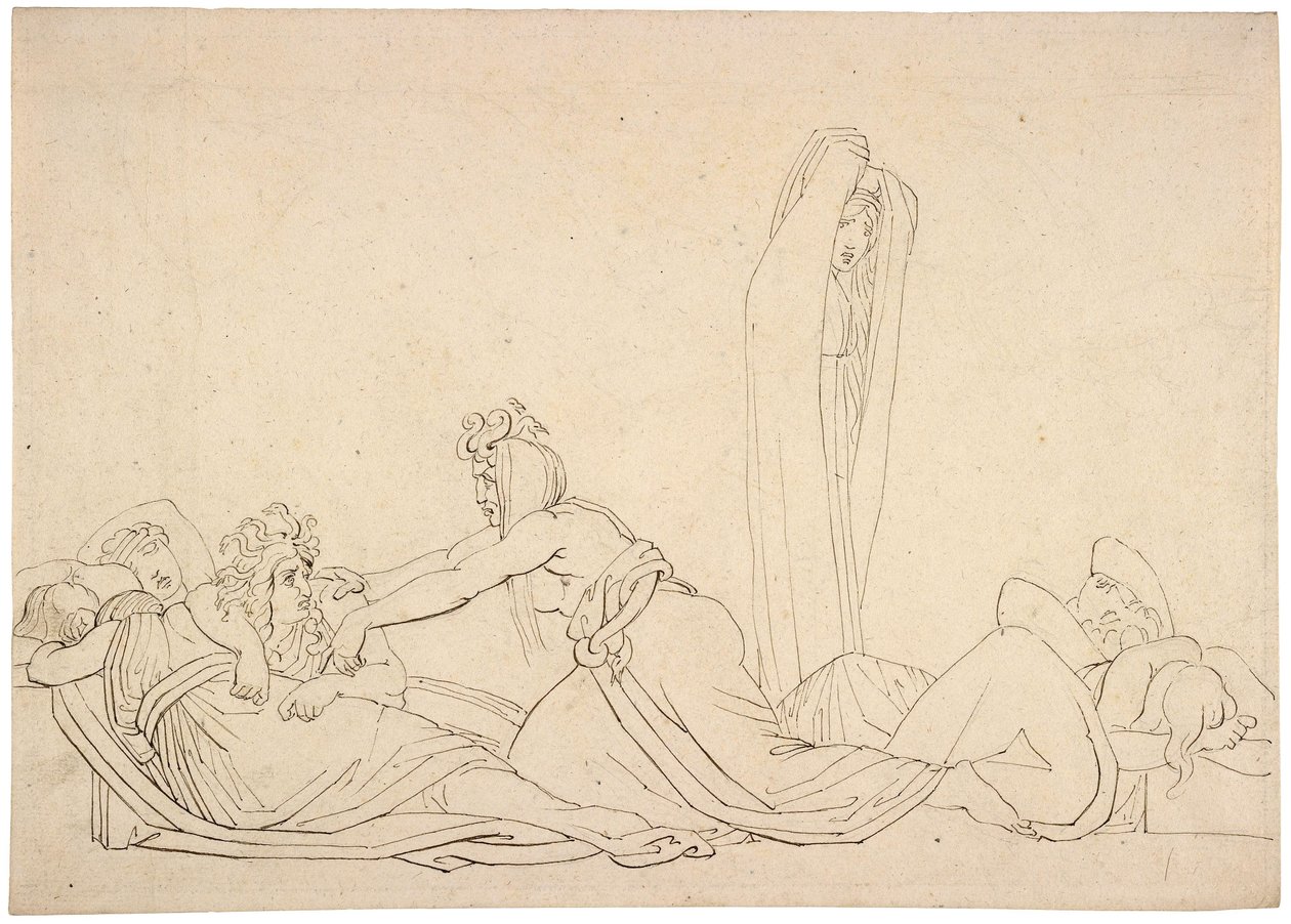 Ébredj fel, kelj fel, ébreszd fel, ahogy felkeltem. John Flaxman Fúriái alkotó: John Flaxman