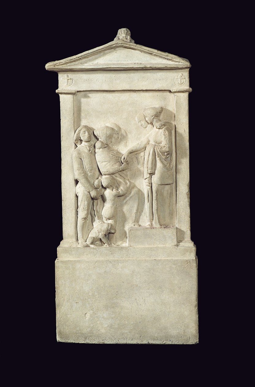 Emlékmű Thomas Yarboroughnak és családtagjainak, 1803-06 (gipsz) alkotó: John Flaxman