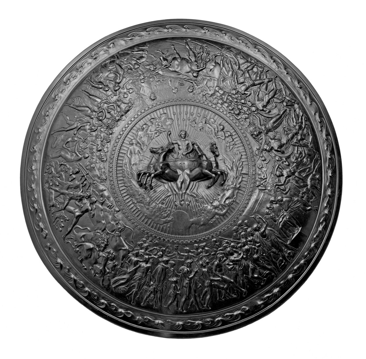 Akhilleusz pajzsa (bronz) alkotó: John Flaxman