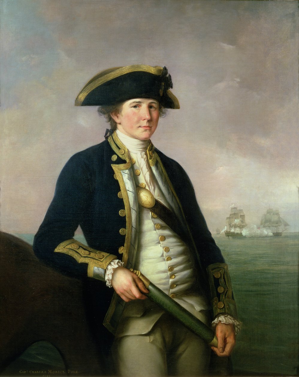 Charles Morice Pole kapitány, 1781 alkotó: John Francis Rigaud