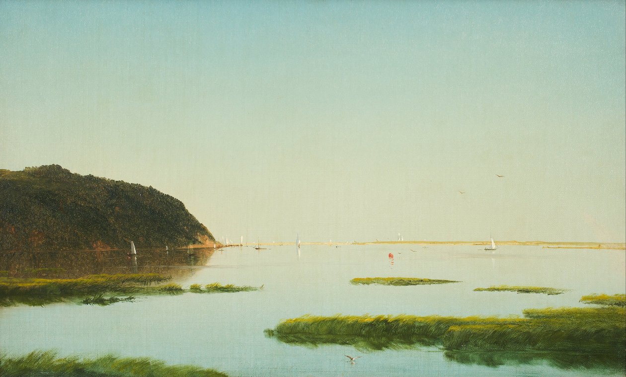 A Shrewsbury folyóra nyíló kilátás, New Jersey alkotó: John Frederick Kensett