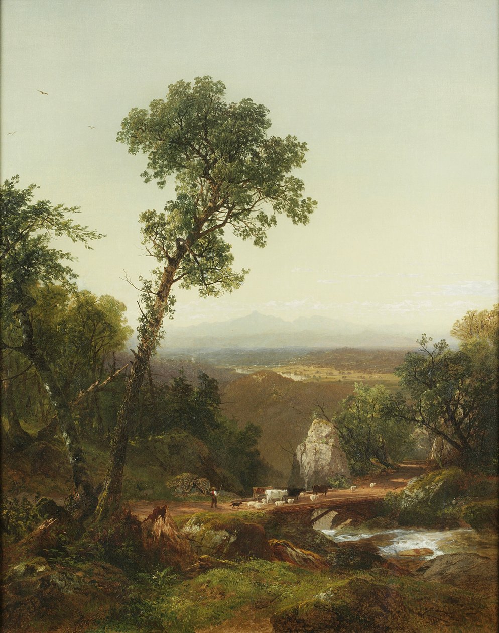 Fehér hegyi táj, 1859 alkotó: John Frederick Kensett