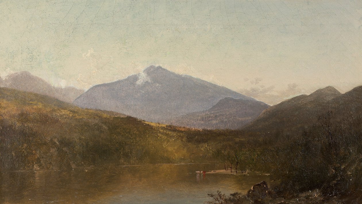 Fehér -hegység Shelburne -ből, NH alkotó: John Frederick Kensett