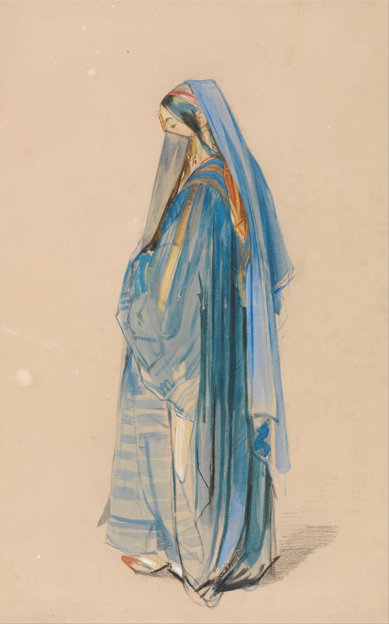 Fiatal török nő alkotó: John Frederick Lewis