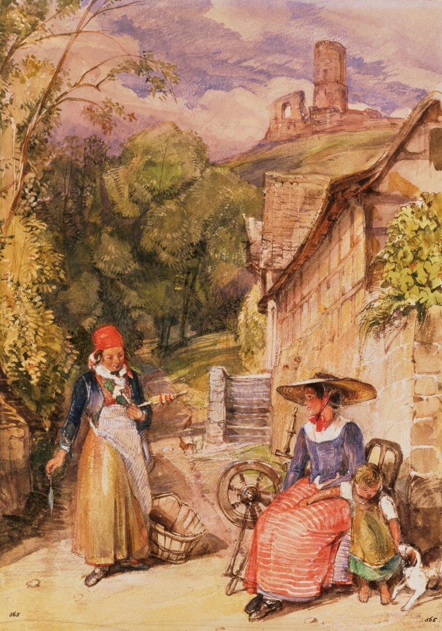 A Fekete-erdő parasztjai alkotó: John Frederick Lewis