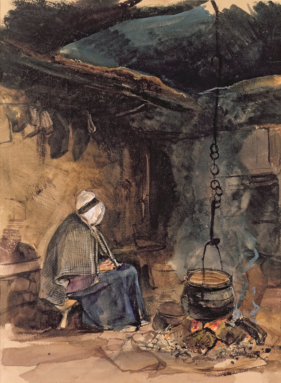 Nézni a fazék forrni - egy ház belső alkotó: John Frederick Lewis