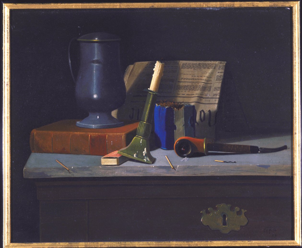 A teljes polc, 1891 körül alkotó: John Frederick Peto