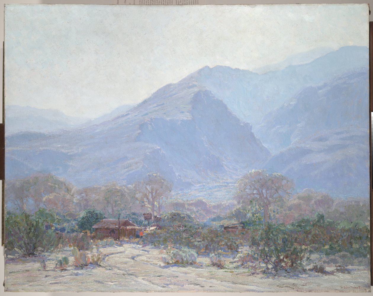 Palm Springs-i táj kunyhóval, 1925 alkotó: John Orne Johnson Frost
