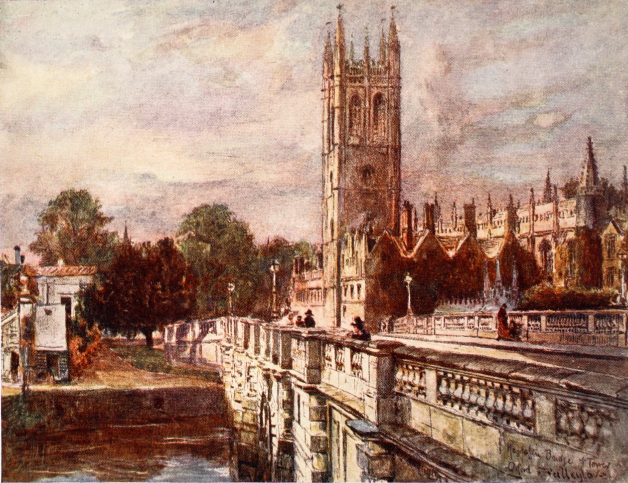 Magdolna-torony és híd, 1903 alkotó: John Fulleylove