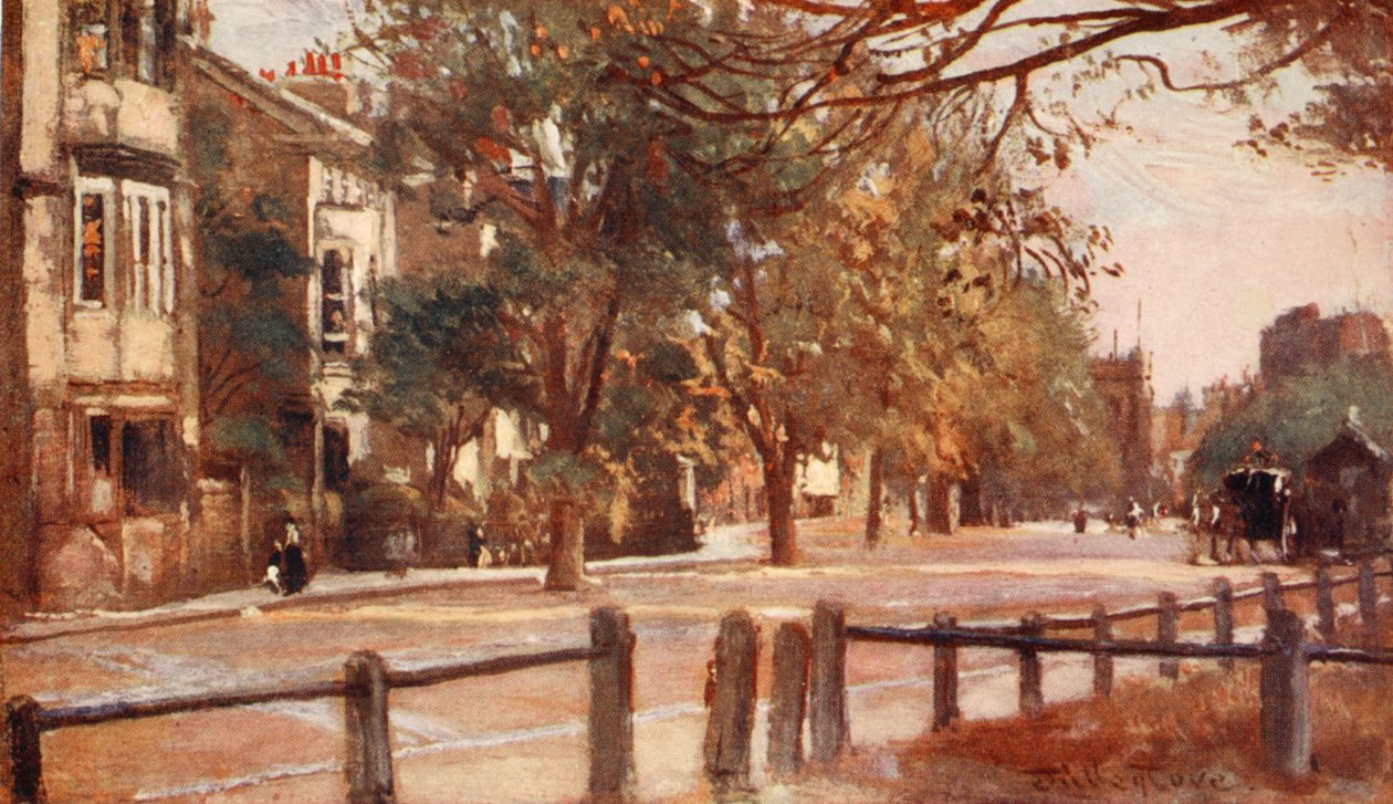 St. Giles, Szent Mária Magdolna felé tekintve (Dél), 1903 alkotó: John Fulleylove