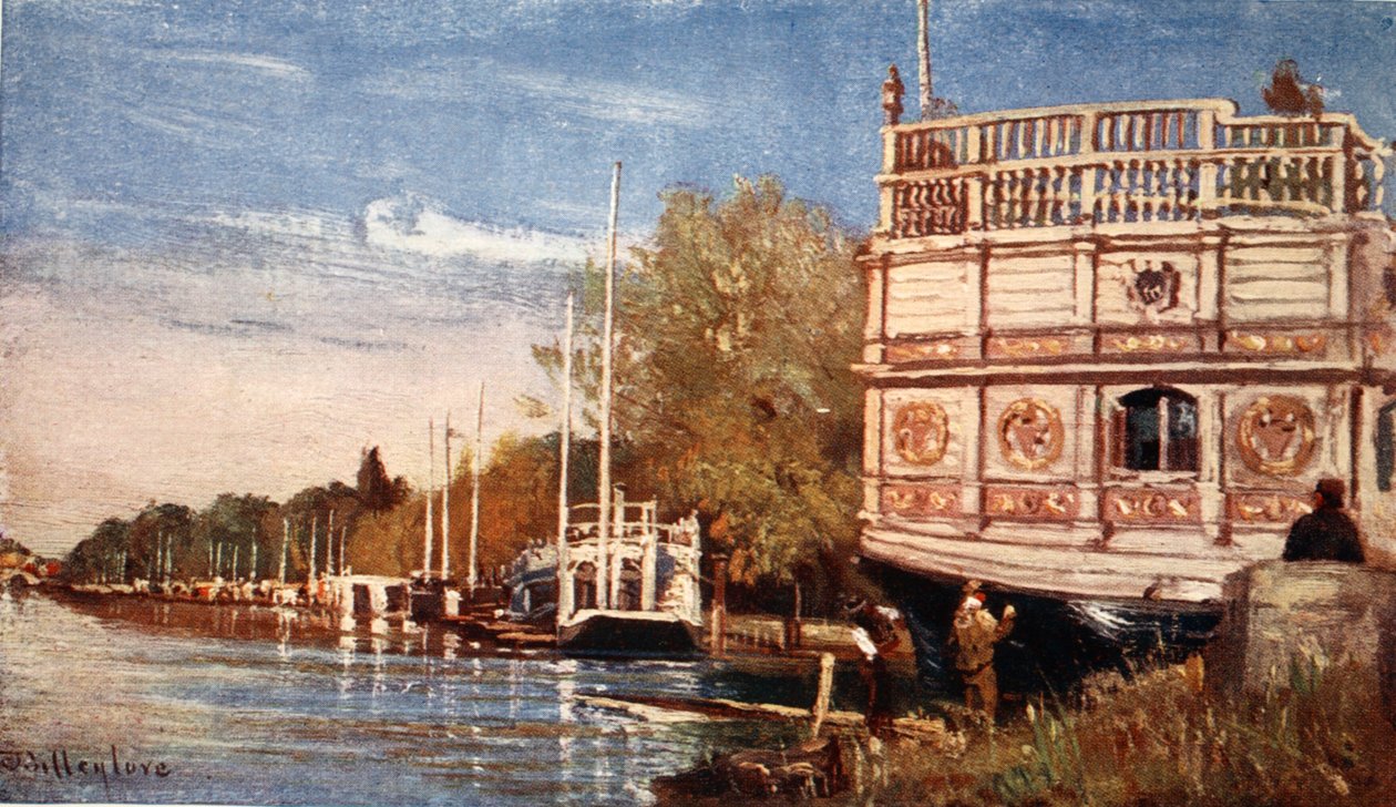 Ízisz folyó, 1903 alkotó: John Fulleylove
