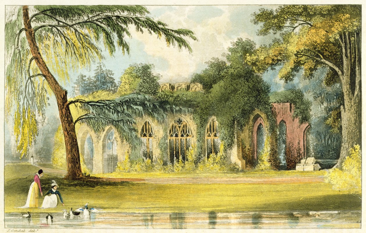 A romok, Frogmore, 1828 alkotó: John Gendall
