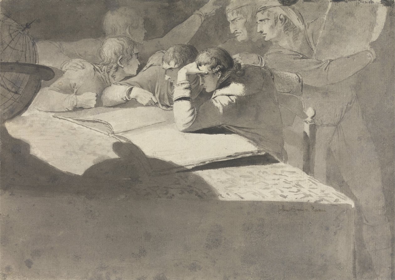 A geográfusok alkotó: John George Brown