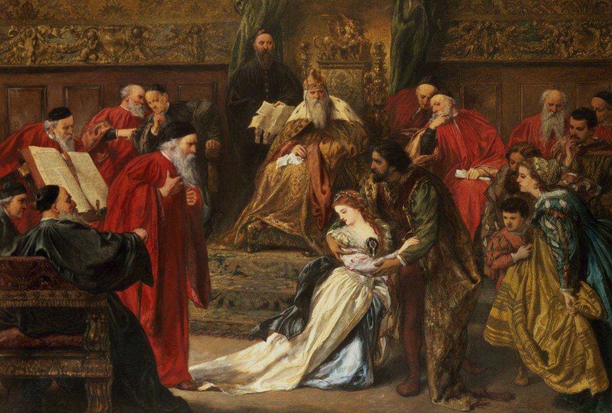Cordelia Lear király udvarában, 1873 alkotó: John Gilbert