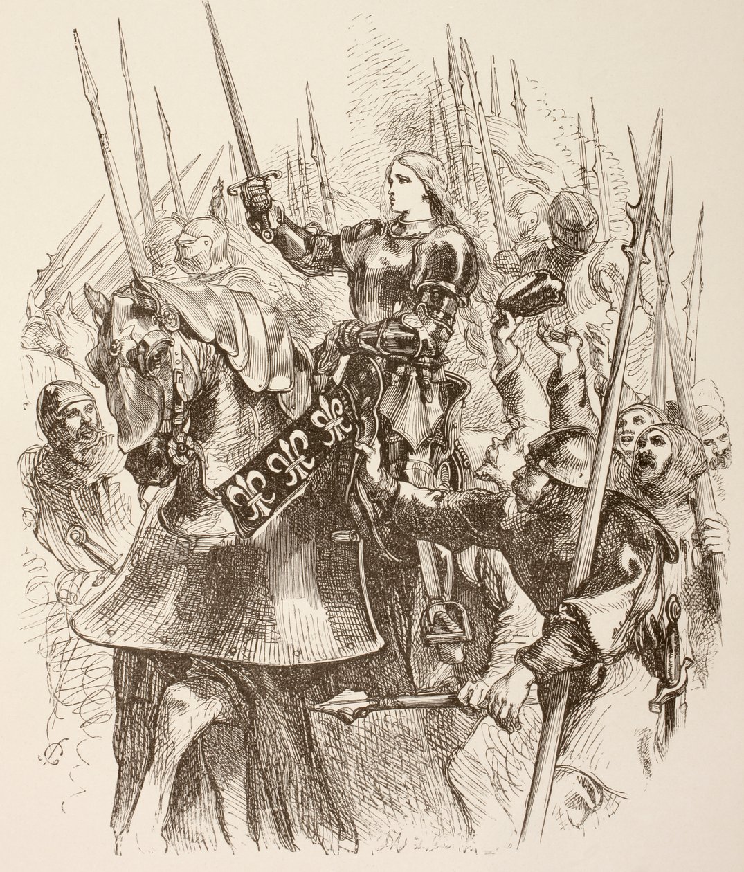 Jeanne of Arc, 1890 alkotó: John Gilbert