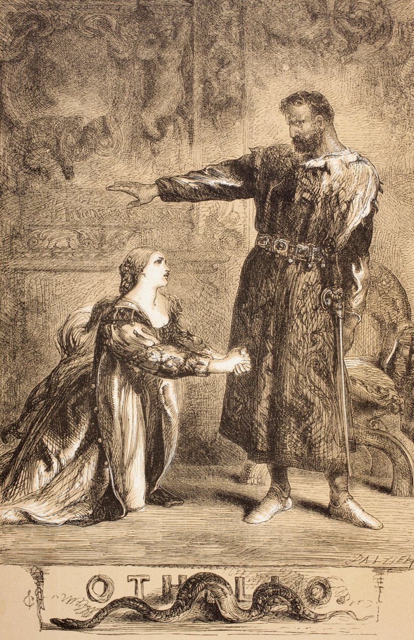 Othello, 1890 alkotó: John Gilbert
