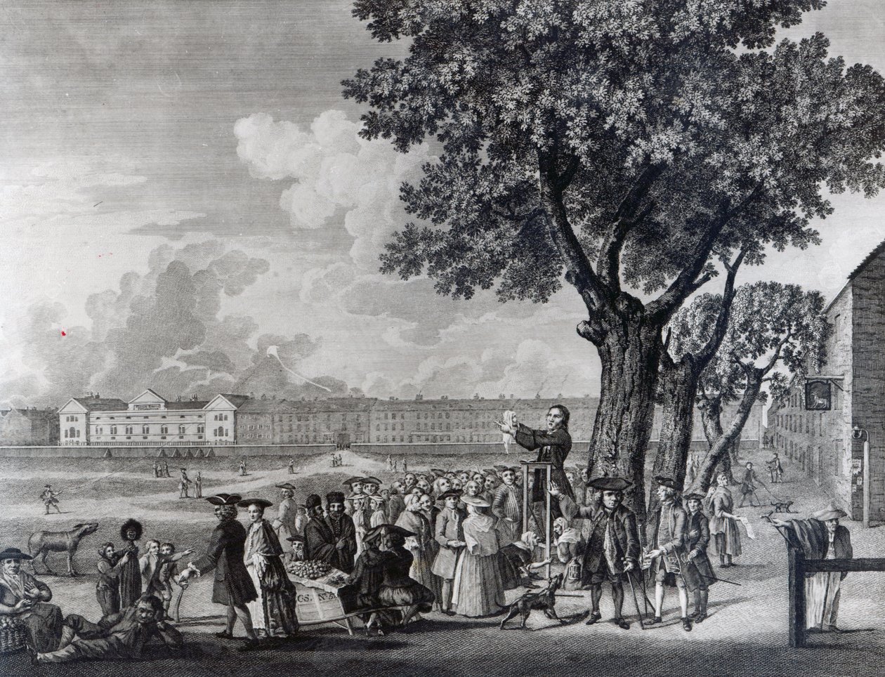 Megjelenített lelkesedés, metszett: Robert Pranker, 1765 alkotó: John Griffiths