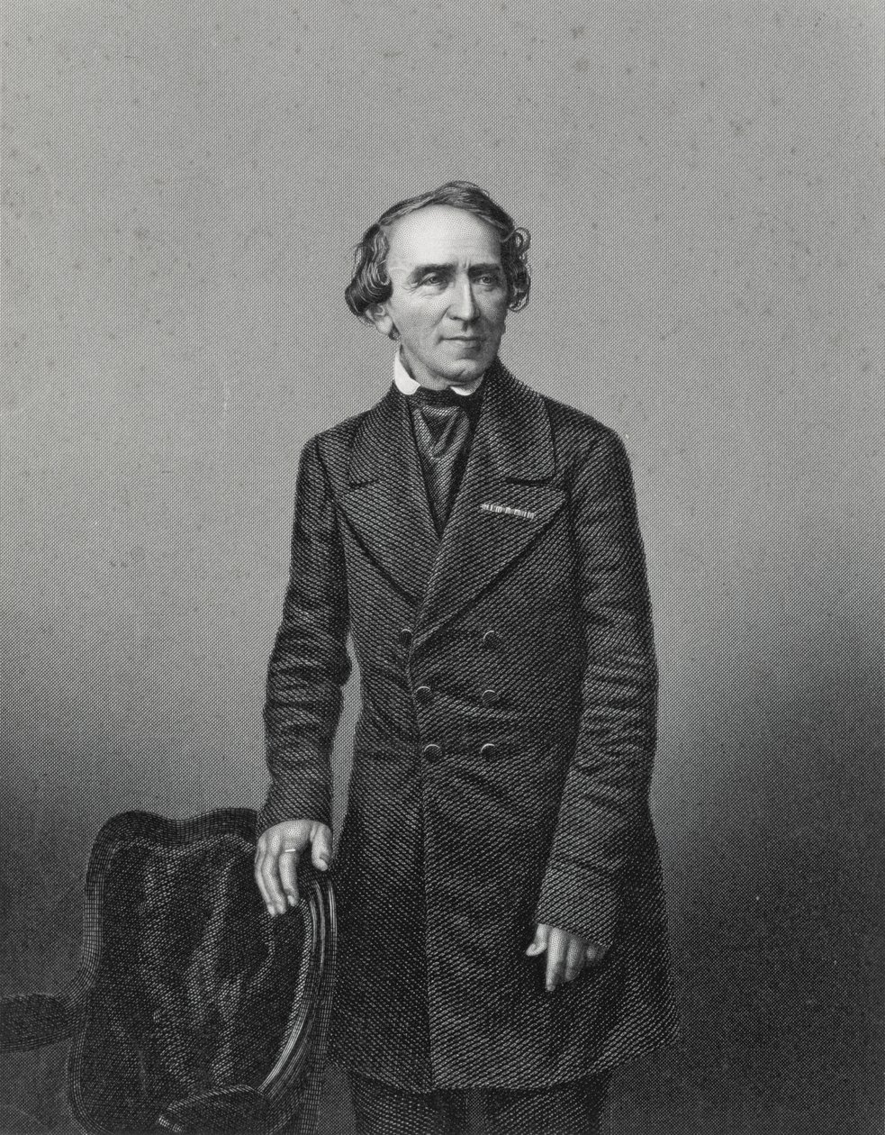 Giacomo Meyerbeer (1791-1864), metszett: D.J. Font egy fénykép után alkotó: John Jabez Edwin Paisley Mayall