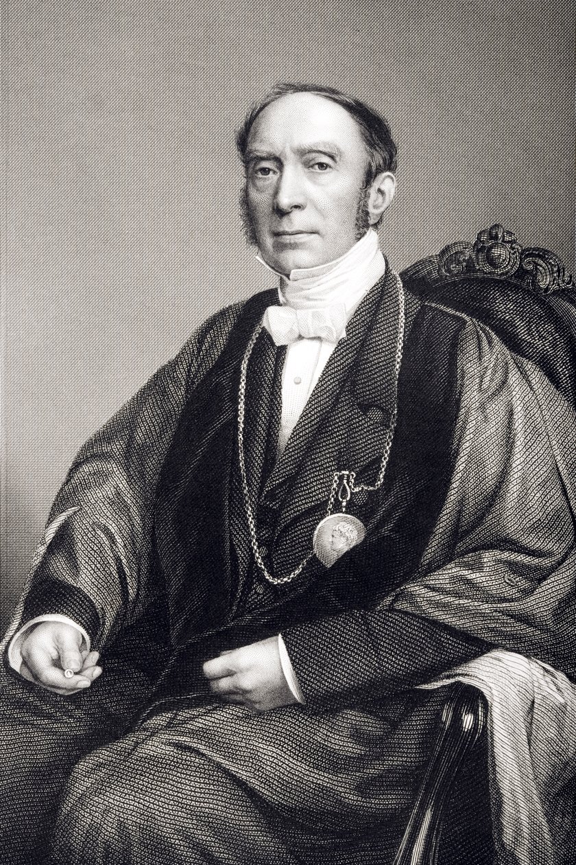 Sir Charles Locke Eastlake (1793-1865) metszetét D.J. Pound egy fényképről, a „The Drawing-Room of Eminent Personages, Volume 2”, Londonban, 1860. alkotó: John Jabez Edwin Paisley Mayall