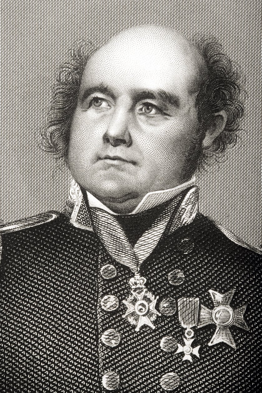 Sir John Franklin (1786-1847) metszetét D.J. Fénykép egy fényképről, a „The Drawing-Room of Eminent Personages, Volume 2”, 1860-ban Londonban megjelent (266369 részlet) alkotó: John Jabez Edwin Paisley Mayall