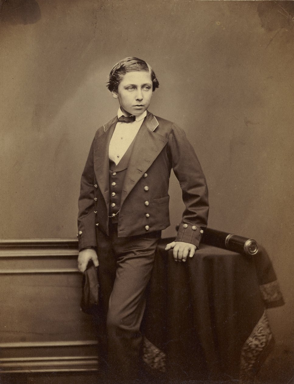 A walesi herceg, később VIII. Edward, 1856 körül (albumon ezüst nyomat) alkotó: John Jabez Edwin Paisley Mayall