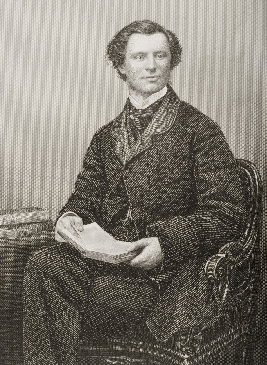 William Coutts Keppel (1832-94) Bury vikomt, D.J. Pound metszete fénykép alapján, a "The Drawing-Room of Eminent Personages, Volume 2" című, 1860-ban Londonban kiadott kötetből. alkotó: John Jabez Edwin Paisley Mayall