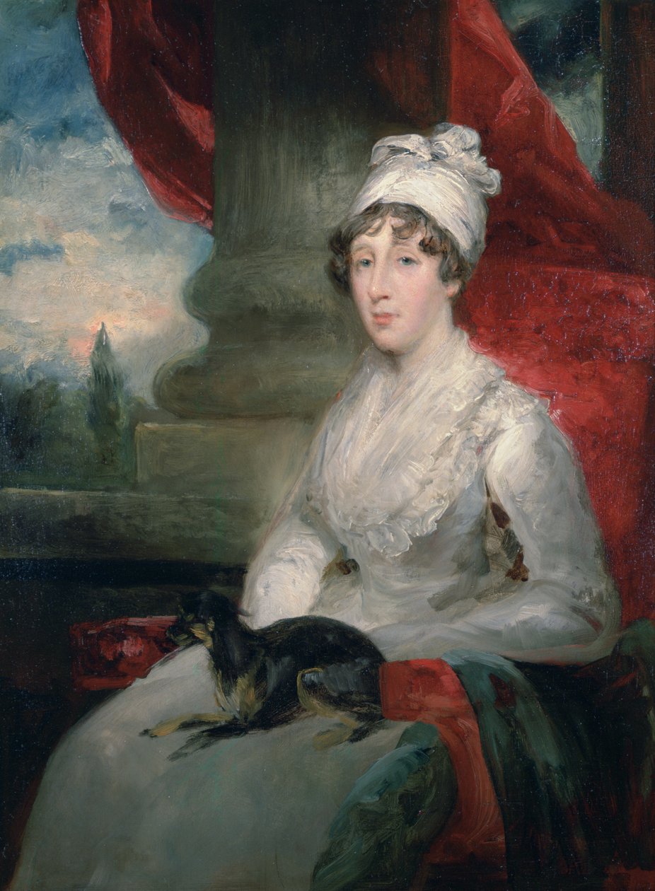 Mrs. Soane befejezetlen portréja, J. Flaxman ceruzavázlatából és egy miniatűrből festve, 1831 alkotó: John Jackson