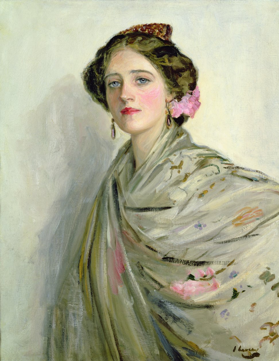 „Egy tisztességes spanyol”, Mrs. Chowne portréja alkotó: John Lavery