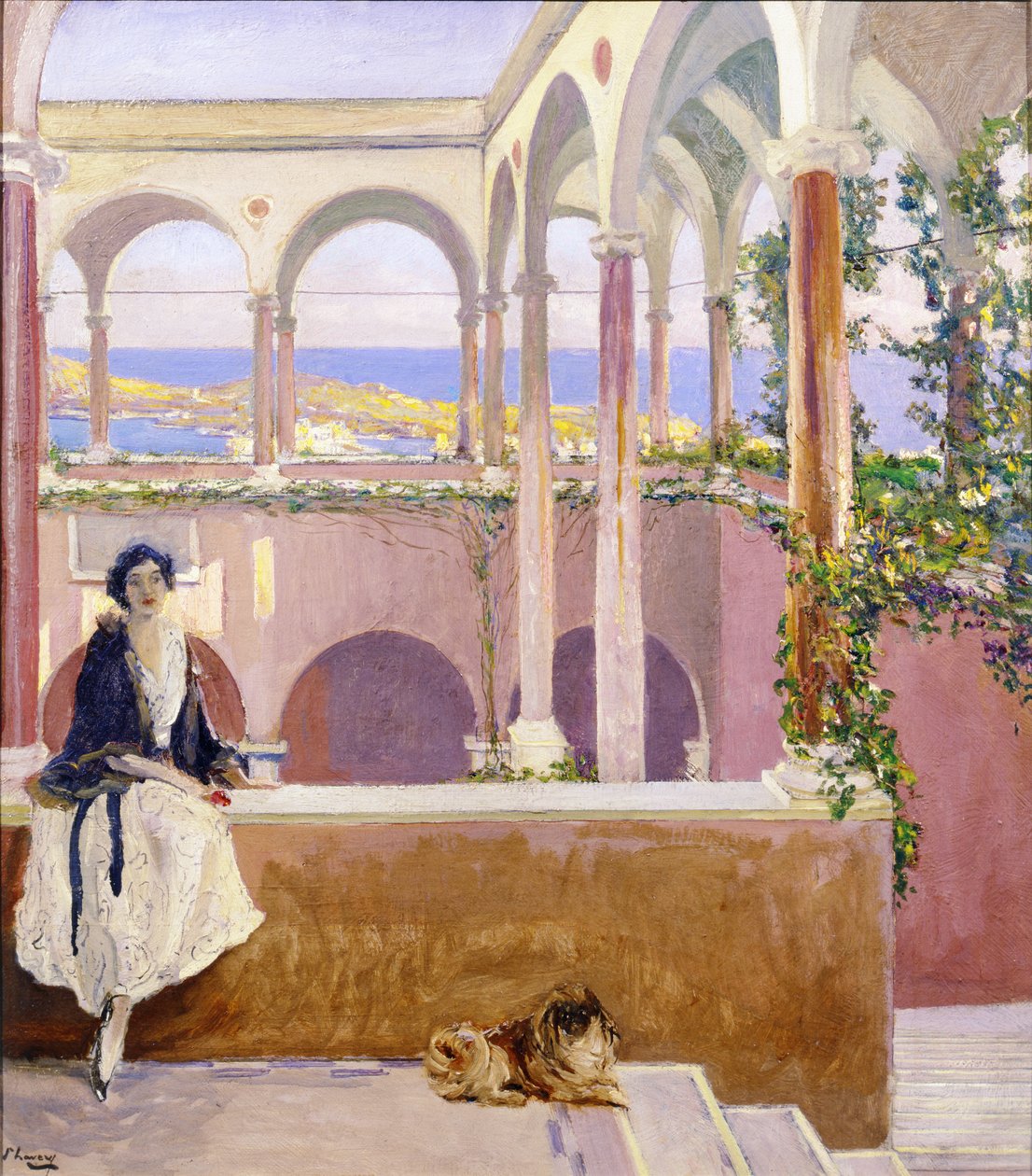 A Riviérán, 1920 alkotó: John Lavery