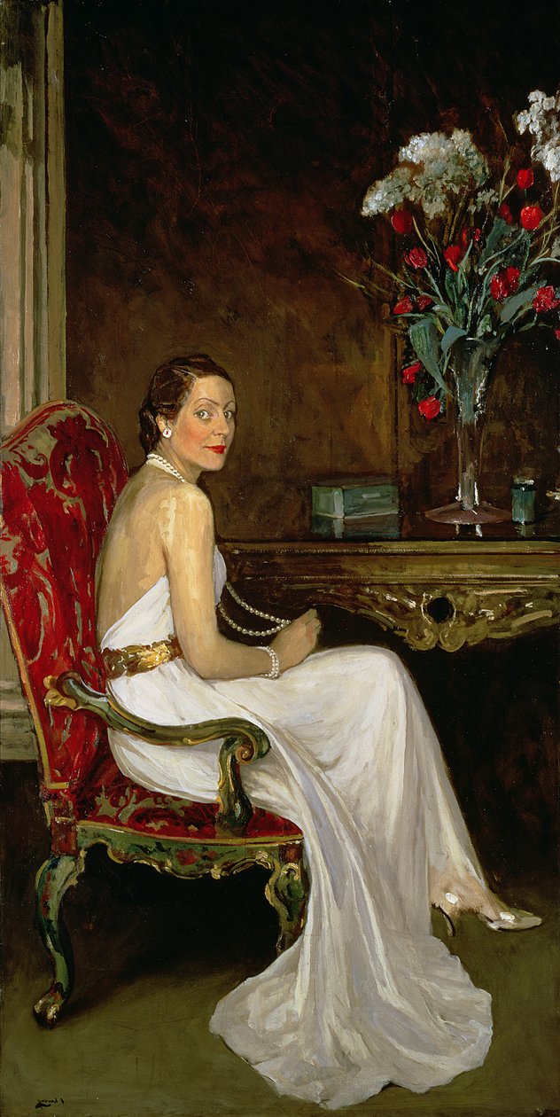 Wimborne grófnő alkotó: John Lavery