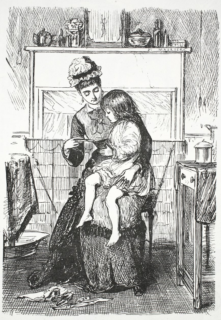 A gyerekszobában alkotó: John Leech