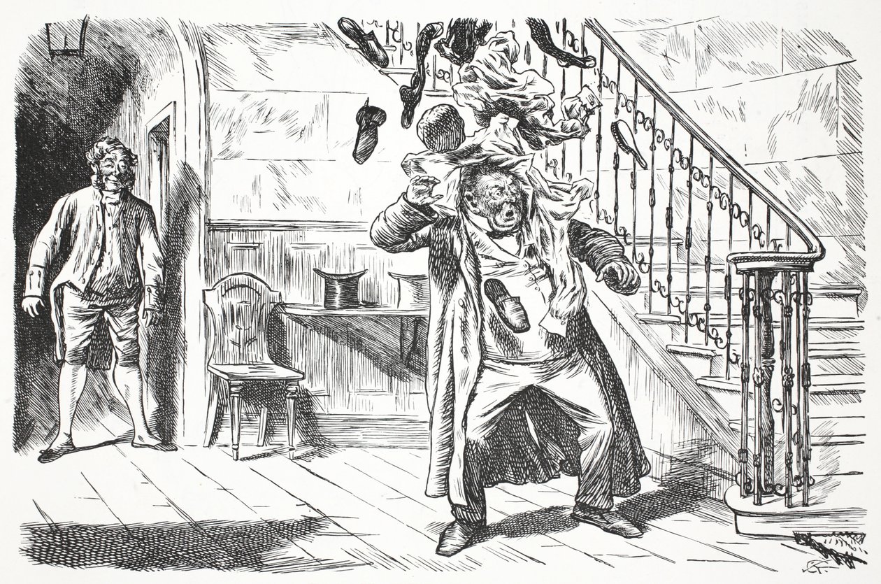 A népszerűtlen férj alkotó: John Leech