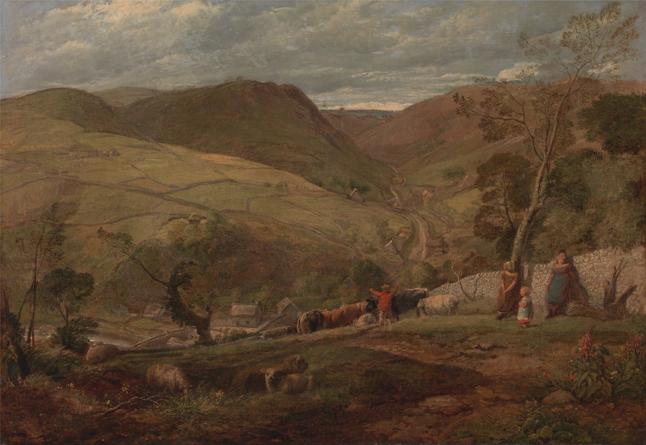 Hanson Toot, Dovedale-i kilátás alkotó: John Linnell