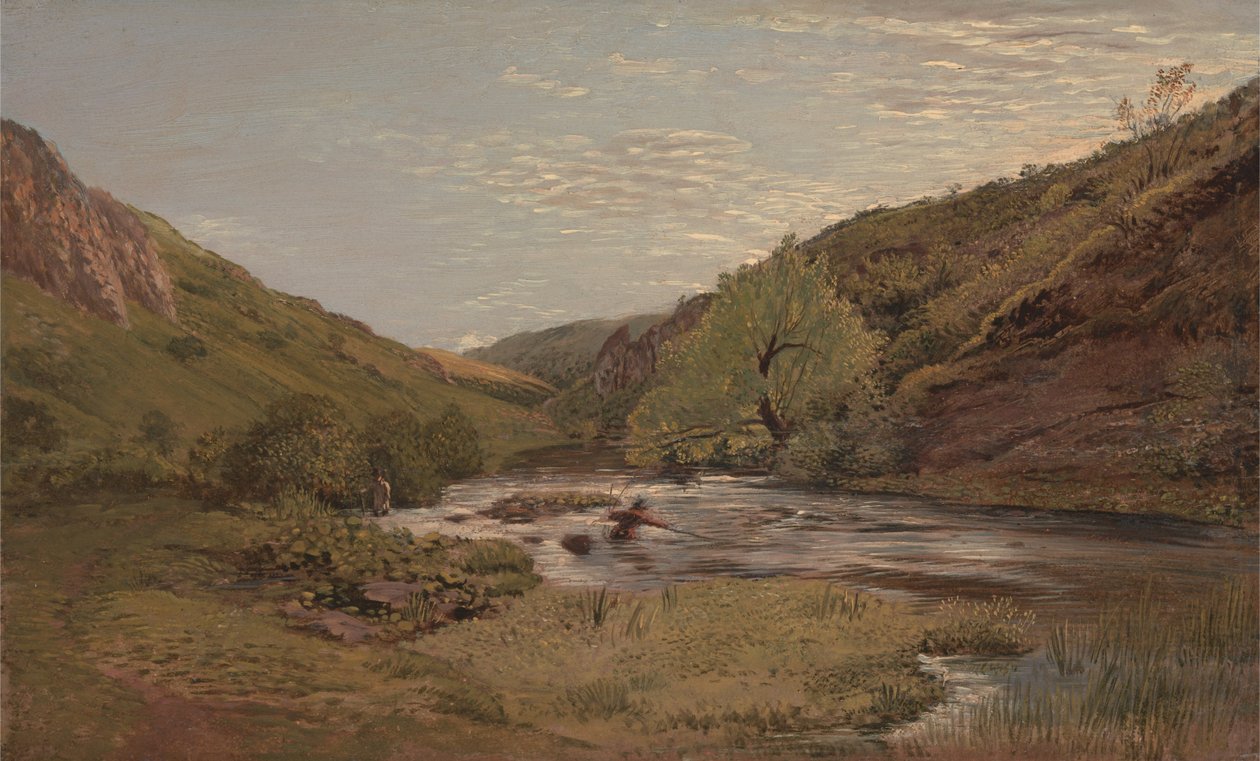 Dovedale -ban alkotó: John Linnell