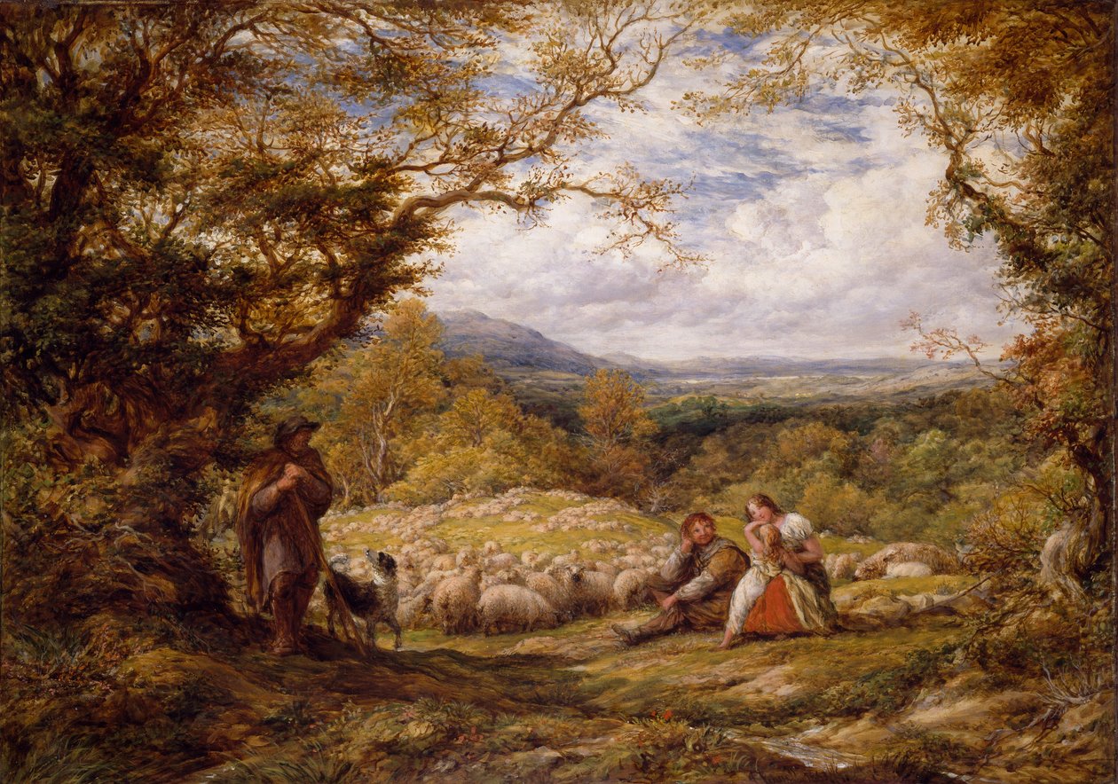 A Sheep Drive alkotó: John Linnell