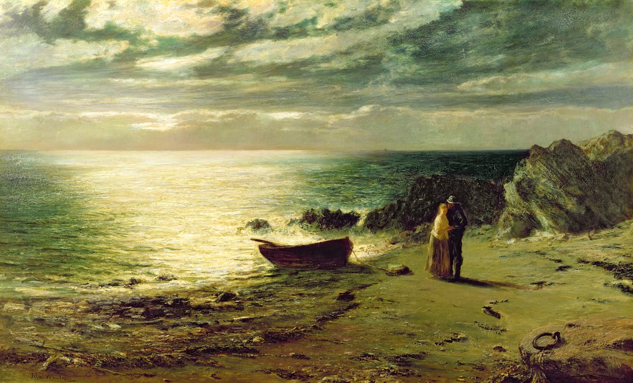 "Éjszaka, legdicsőségesebb éjszaka, nem szunnyadásra készültél", 1874 alkotó: John MacWhirter