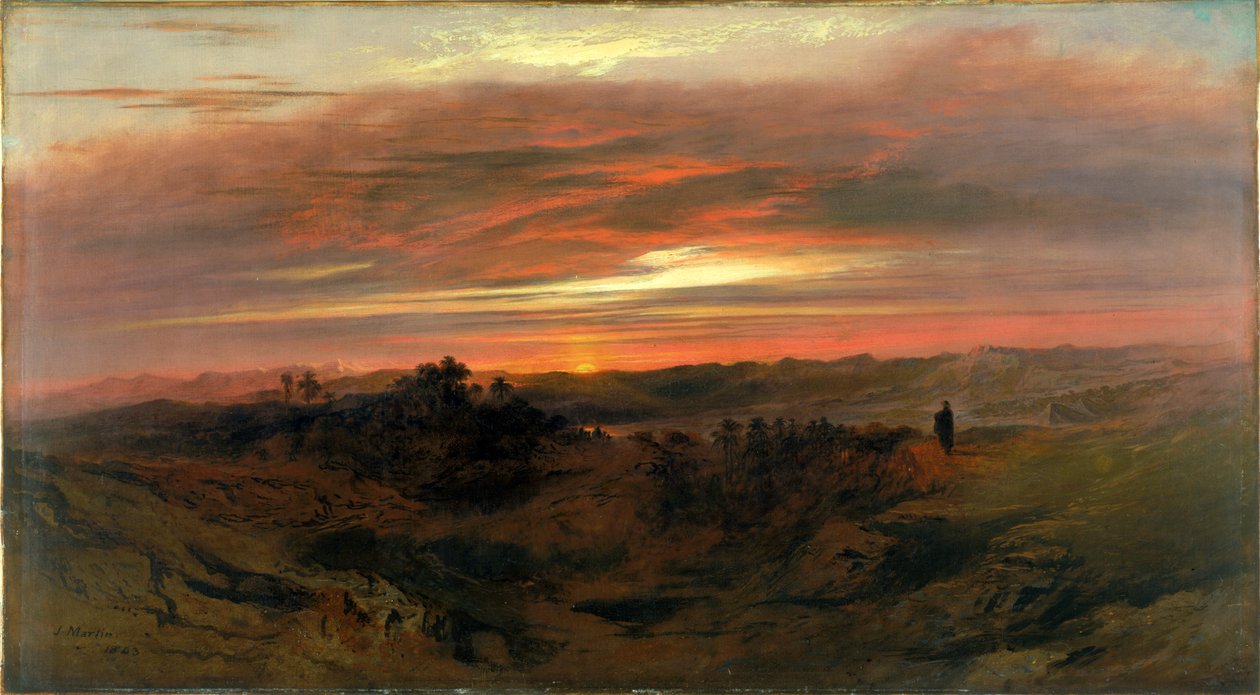 Magány, 1843 alkotó: John Martin