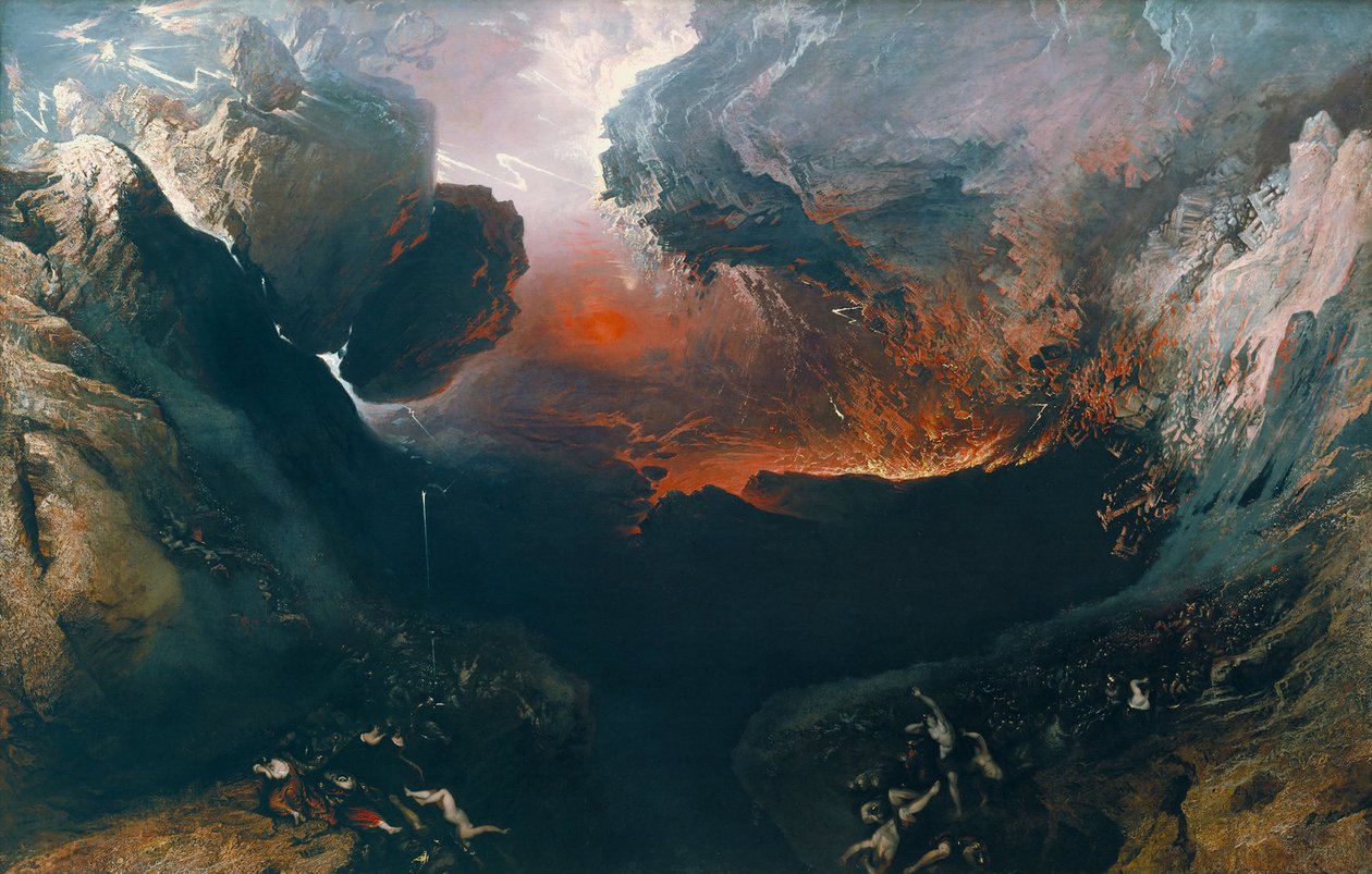 Haragjának nagy napja alkotó: John Martin