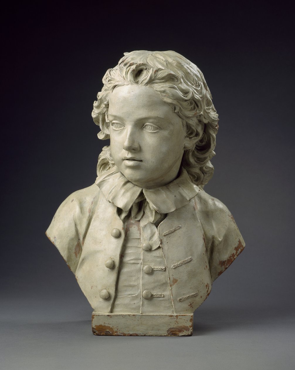 Edward Salter 6 éves mellszobra, 1748 (terrakotta) alkotó: John Michael Rysbrack