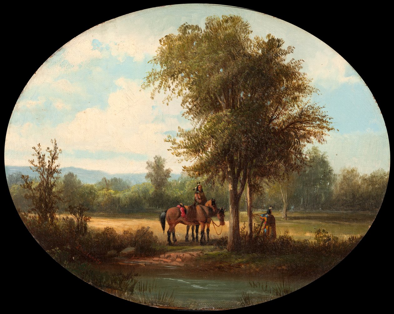 Egy reggel a Milk River Valleyben, 1870 körül alkotó: John Mix Stanley