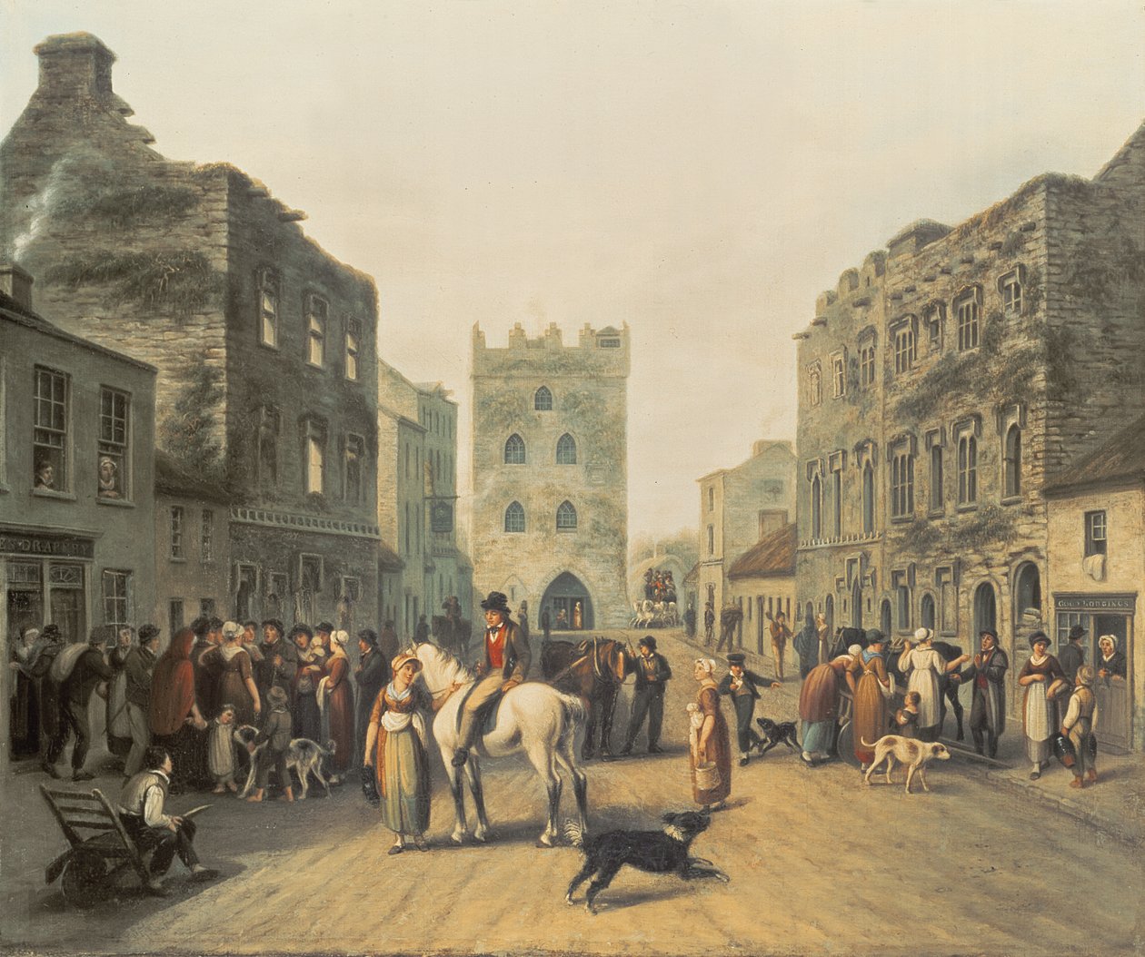 Kilátás Kilmallockra, Limerick megyében alkotó: John Muvany
