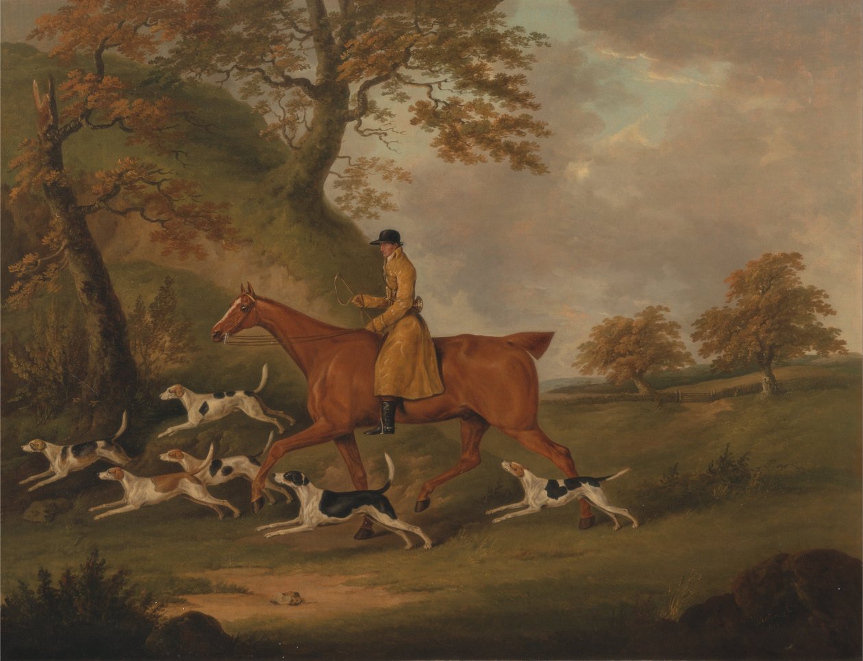 Vadász és vadászkutyák alkotó: John Nott Sartorius