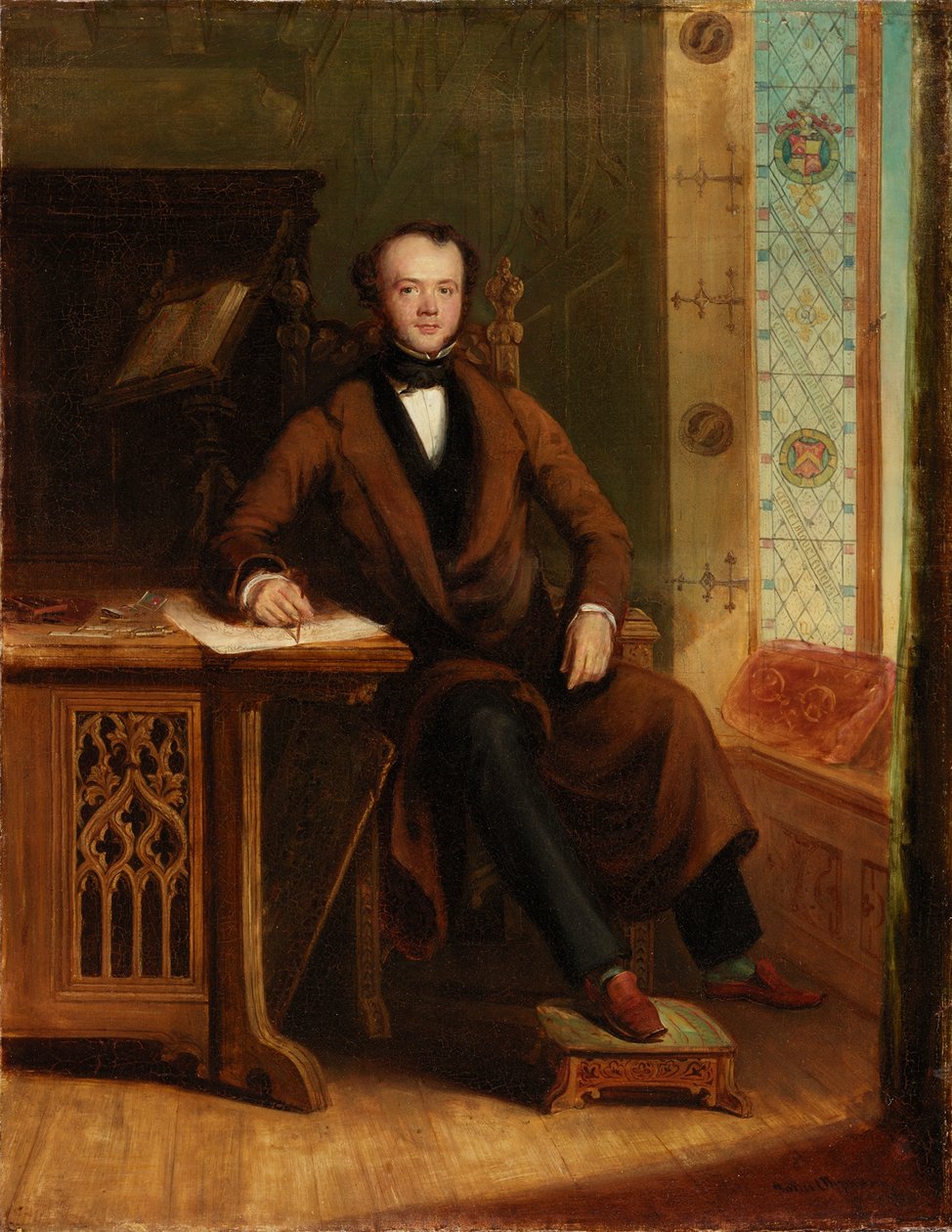 William Wailes portréja, 1845 körül alkotó: John Oliphant