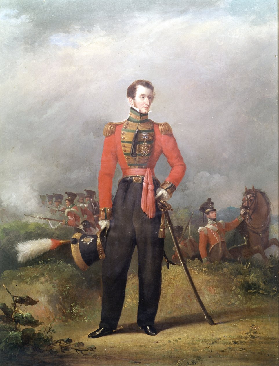 Sir Thomas Bradford KCB altábornagy, 1825 körül alkotó: John Pardon