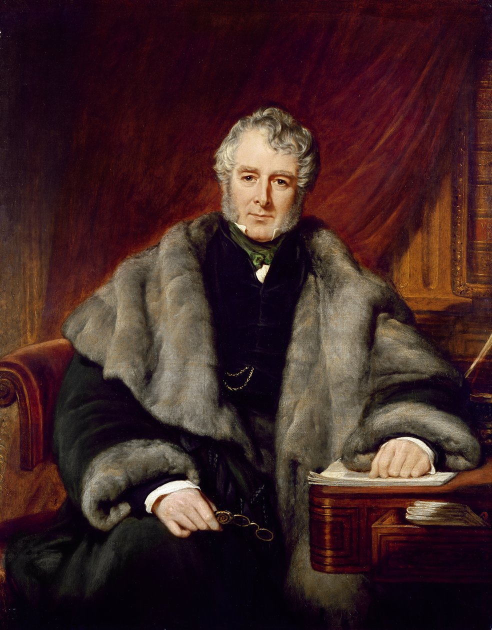 William Lamb, Melbourne második vikomtja, 1844 alkotó: John Partridge