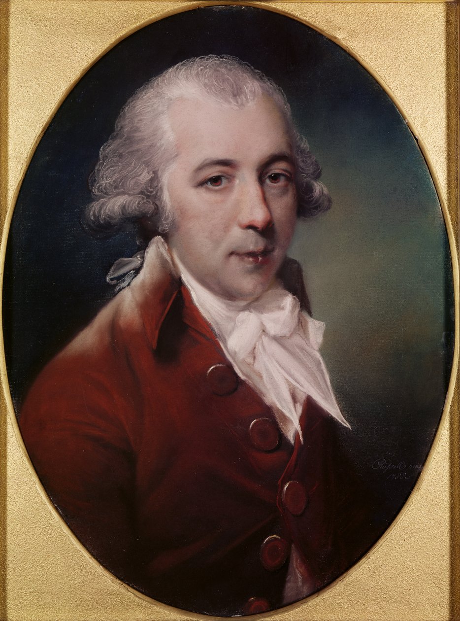 Richard Brinsley Sheridan (1751-1816) portréja 1788 (pasztell szürke papíron) alkotó: John Russell